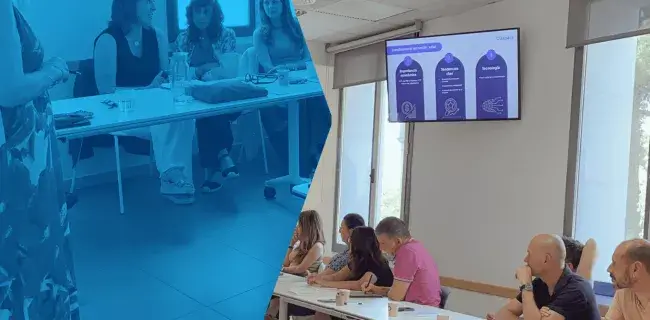 Sessió 4 de l'Update Directiu: Boi Ruiz i Elena Puigdevall parlen amb gestors d'institucions sanitàries i amb pacients i associacions sobre la cooperació amb el pacient. 