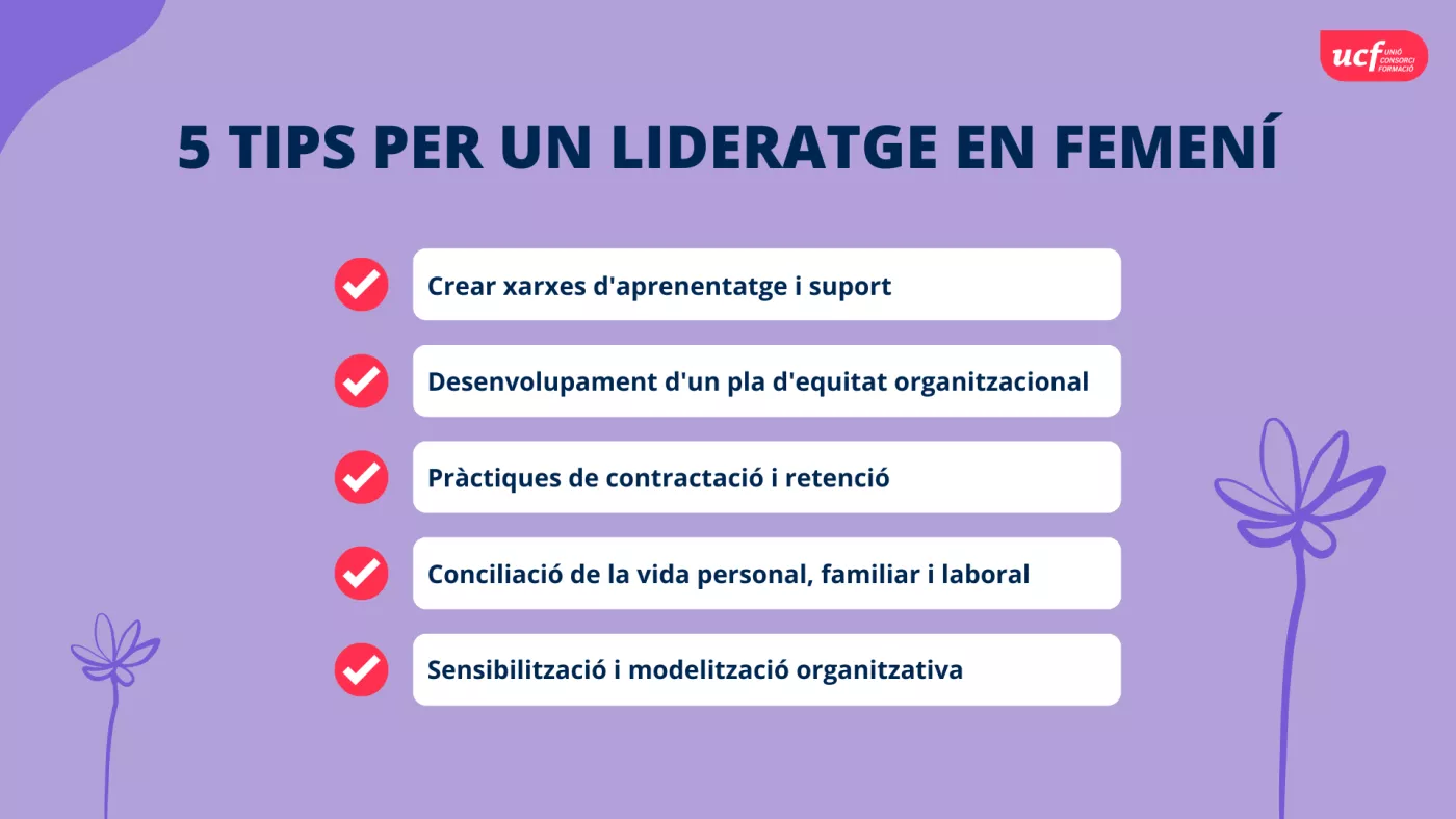 5 tips lideratge en femení 2022