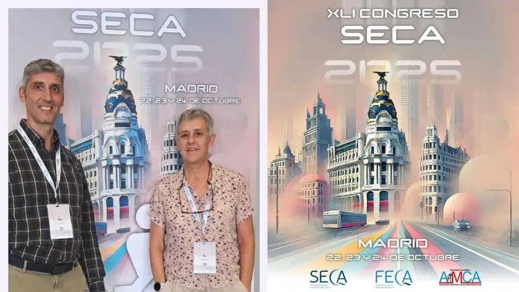 Ana Sedano i Jordi Cutrina al XLI Congrés SECA 2025