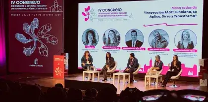 Ana Sedano participa en una taula rodona del IV Congrés d’Igualtat i Recursos Humans dels Serveis Públics de Salut a Toledo aquest 2025